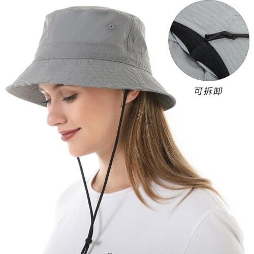 2021 New Bucket Hat Women Summer Outdoor Travel Fishing Sun Hats Bob Solid Color Panama Fisherman Hat Basin Caps