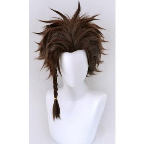 Fire Emblem Brown Cosplay Wig Synthetic Hair Halloween Costume Party Play Wigs For Men