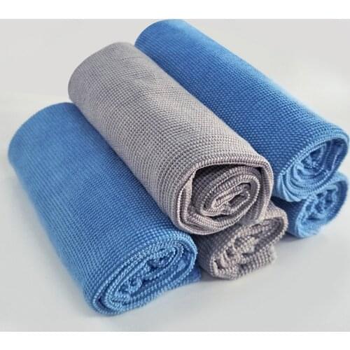 40X40CM Car Wash Towel Glass Cleaning Wax Polishing Waffle Weave Towel Absorbable Car Cleaning Microfiber Cloth Kitchen Cleaner