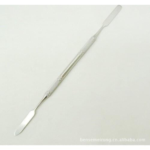 Professional High Quality Stainless Steel Cosmetic Makeup Mixing Palette Spatula Tool Hands-free Matte