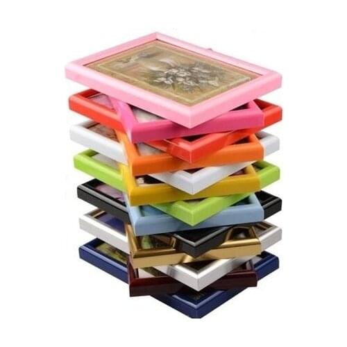 Candy Color Simple Photo Frame Vintage Cassical Photo Frame Home Decor Wedding Casamento Desktop Wall Picture Frame