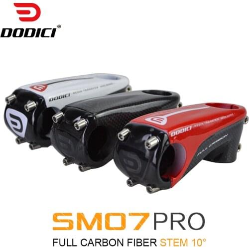 DODICI 31.8mm*28.6mm TM Full Carbon Fiber Handlebar Tate Mountain Bike Road Bike Riser 80mm 90mm 100mm Tilt 10° Bike Riser Parts