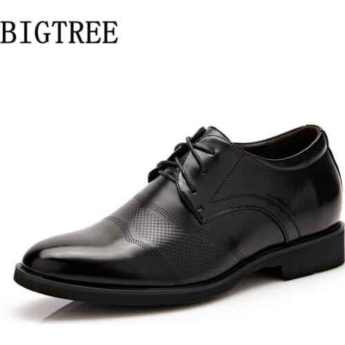 Sapato Oxford Wedding Shoes For Men Elevator Shoes Men Formal Leather Shoes Men Classic Luxury Italian Brand Chaussures Homme