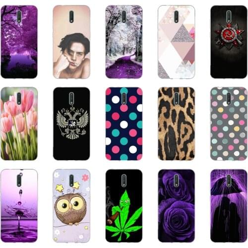Silicon case for Nokia 2.3 3 3.1 2018 case soft tpu back phone cover shockproof printing Coque bumper housing