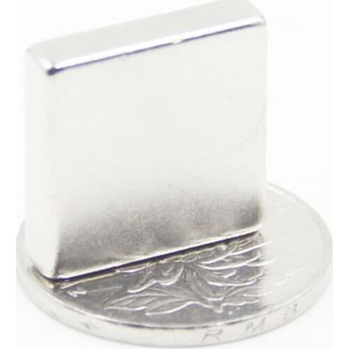 100pcs F20x20x5mm Super Powerful Strong Rare Earth Block NdFeB Magnet Neodymium N35 Magnets F20*20*5mm Free Shipping