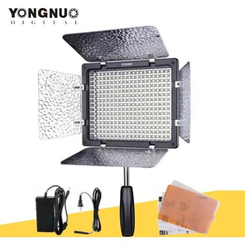 YONGNUO YN300 III YN-300III 3200K-5500K LED Camera Video Light For Canon Nikon Pentax Olympus Panasonic Camera + AC adapter