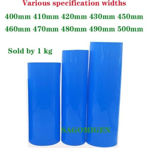 1KG PVC Heat Shrink Tube Lithium Battery Wrap Cover Skin Lithium Battery PVC Shrinkable Film Battery Pack Accessories
