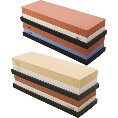 Professional knife grinder knife sharpening Stone Grit white corundum 1000/3000 2000/5000 whetstone sharpener Multi-stage