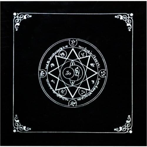 Witch Altar Tarots Cloth Stars Astrology Tarots Card Divination Tablecloth Velvet Table Mat For Board Game Tarot Card Playing