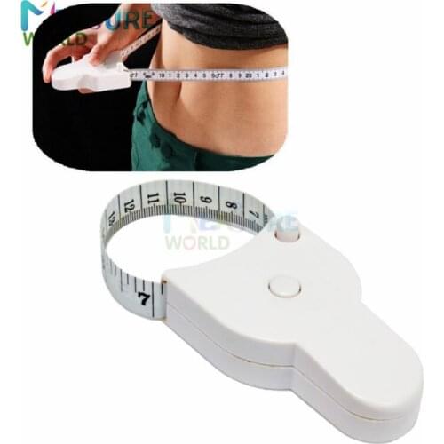 1pcs Fitness Accurate Caliper Measuring Tape Body Fat Weight Loss Measure Retractable Fitness Equipment ruler Accessories