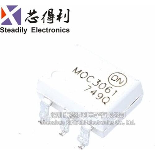 10pcs/lot Moc3061s Sop-6 Coupler Optical Isolator-Three-Terminal Bidirectional Triode Thyristor