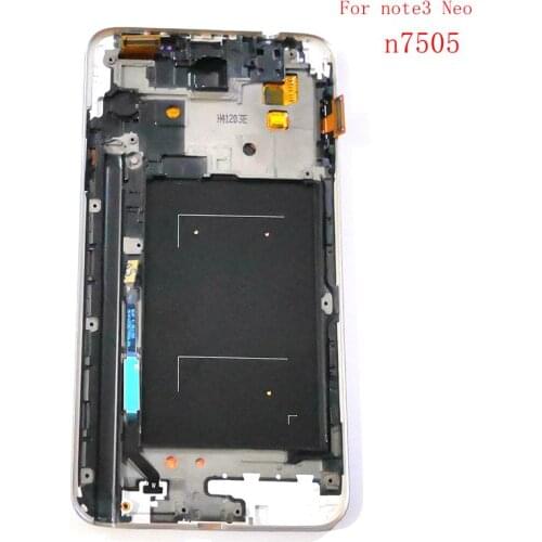 Amoled For samsung Note 3 Neo N7505 Lcd screen Display+Touch Glass Digitizer Frame Assembly