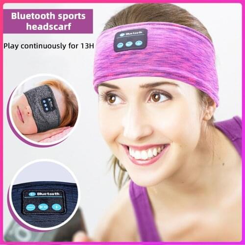 Wireless Bluetooth Head Music Sports Headband Sleep Eye Mask Earphones Bandage Turban Stereo Dream Sort Yoga Sweat Headphones