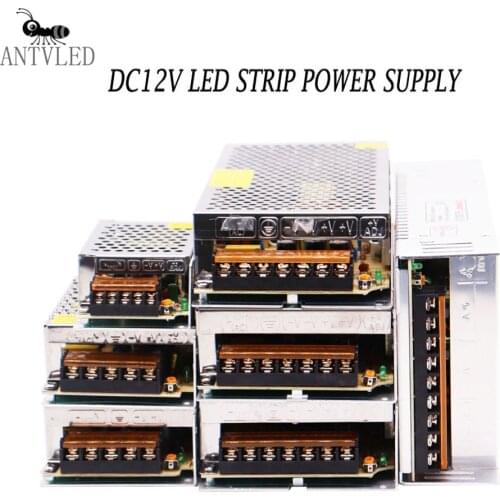 DC12V 60A 50A 40A 30A 25A 20A 16.5A 15A 12.5A 10A 8.5A 6.5A 5A 3A 2A Switch LED Power Supply Adapter Transformer For LED Strip