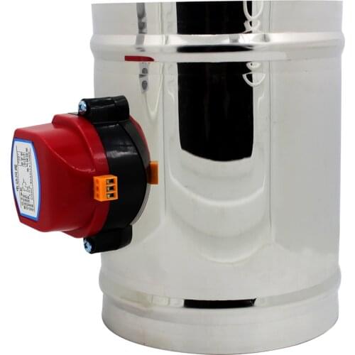 1 Piece 220v - Motorized Damper air Duct Vent air Damper Valve Diameter 80 100 125 150 200 250 300 350 400 mm