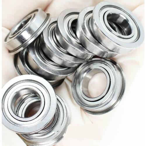 F6000ZZ Flange Bearing 10x26x8 mm 10PC Double Shielded Deep Groove Flanged F6000 Z ZZ Ball Bearings F6000 2Z F6000Z