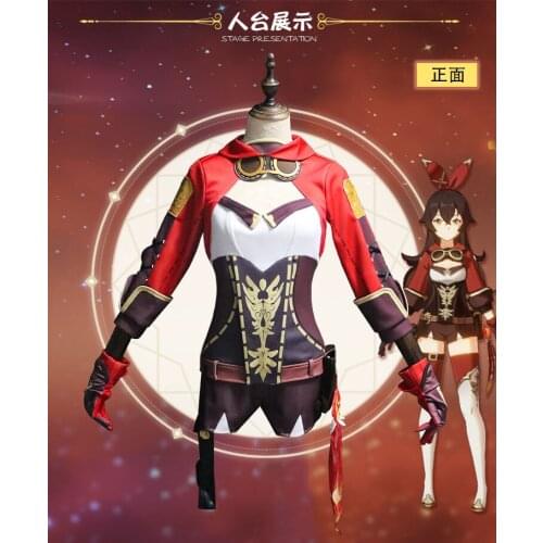 Game Genshin Impact Amber Cosplay Costume Adult Men Women Uniform Full Set Party Halloween Xmas Carnival Outfit