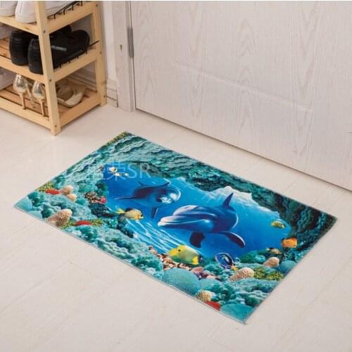 SR 60x90CM Europe Style Carpet Area Rug For Bedroom Livingroom Carpet Kitchen Baths Mat Door Mats Anti-Slip Home Decoration