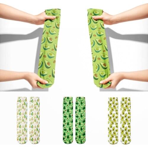 Mens Socks Hip Hop High Colorful Happy Novelty Quality Fruit Printed Skateboard Socks Plaid Geometric Harajuku Gifts Socks