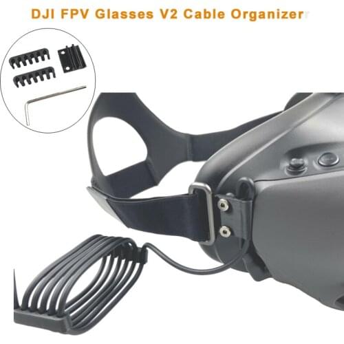 DJI FPV Glasses Charging Cable Organizer For DJI FPV Flight Glasses V2 Charging Cable Organizer DJI FPV Glasses Accessories
