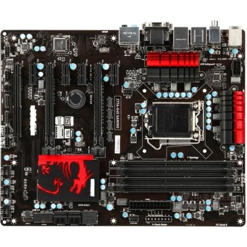 Original motherboard for MSI Z77A-G45 GAMING DDR3 LGA 1155 for I3 I5 I7 CPU 32GB USB3.0 SATA3 desktop motherboard Free shipping