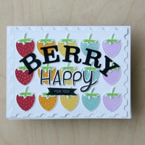 Strawberry and Flowers Transparent Clear Silicone Stamp/Seal for DIY ScrapbookingPhoto Album Decorative Card Making Stamp 4x6in