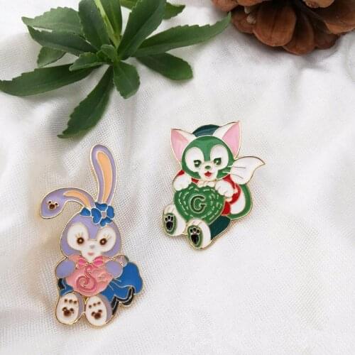 Duffy Bear Series Rabbit Brooches Badge Jacket Shelliemay Stella Enamel Pin Pendant Brooch