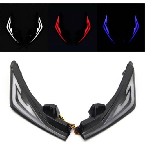 LED Turn Signal Lights Indicator Lamp Blinker L+R Motorcycle Accessories Fit for Yamaha NVX155 AEROX155