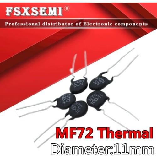 10pcs Thermal Resistor 11mm 2.5D-11 2.5R 3D-11 3R 5D-11 5R 8D-11 8R 10D-11 10R 12D-11 12R 16D-11 16R 20D-11 20R 22D-11 33D-11
