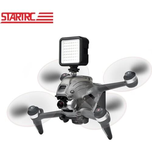 STARTRC DJI FPV Top Shell Protector Cover with 1/4 Screw Hole LED Fill Light Kit for DJI FPV Combo Drone Replacement Accessories