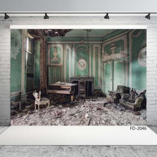 Retro Grunge Room Portrait Children Baby Photography Backgrounds Customized Vinyl Cloth Photographic Backdrops For Photo Studio