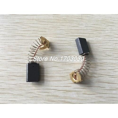 6 Pcs Spare Parts 5mm x 11mm x 16mm Carbon Brush for Dust Collector