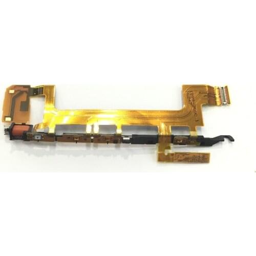 1PCS for Sony Motherboard Power & Volume & Mic Ribbon Flex Cable for Sony Xperia XP X Version