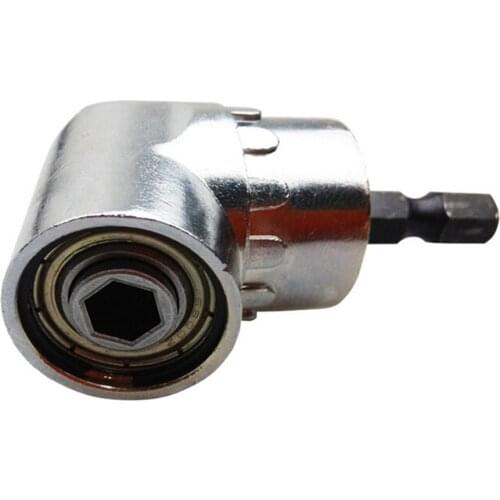 105 Degree Angle Extension Right Driver Drilling Shank Screwdriver Magnetic 1/4 Inch Hex Bit Socket Holder Adaptor Sleeve