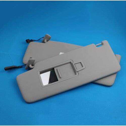 5TD857551 5TD857552 Gray Left Interior Sun Visor Panel Makeup Mirror With Cable For VW Tiguan 2018+ kodiaq 2017+ Touran 2016