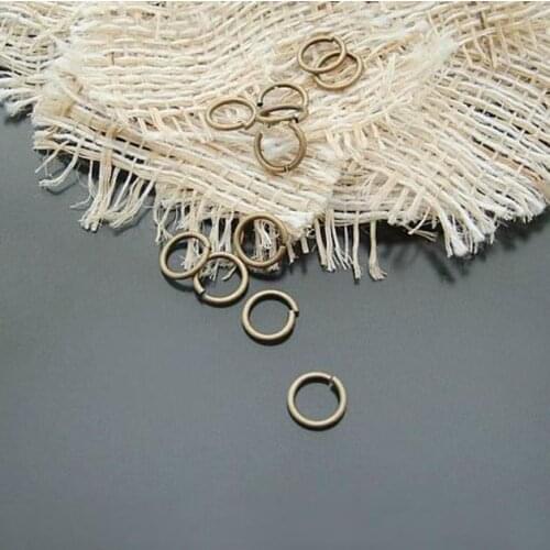 Diy accessories alloy ring open circle 8mm thickness 0.9 500 bag