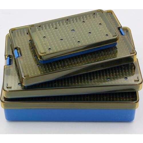 Imported silica gel sterilization box, ophthalmic surgery microscopic instrument sterilization, high temperature and high pressu