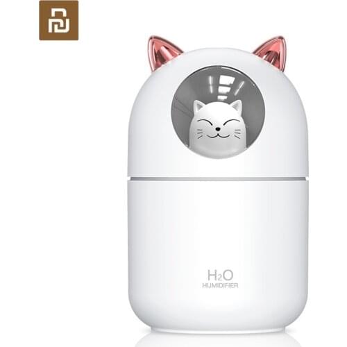 New Cute Pet USB Humidifier Mini Home Small Ultrasonic Cool Mist Aromatherapy Creative Air Oil Diffuser LED Lamp Humidificador