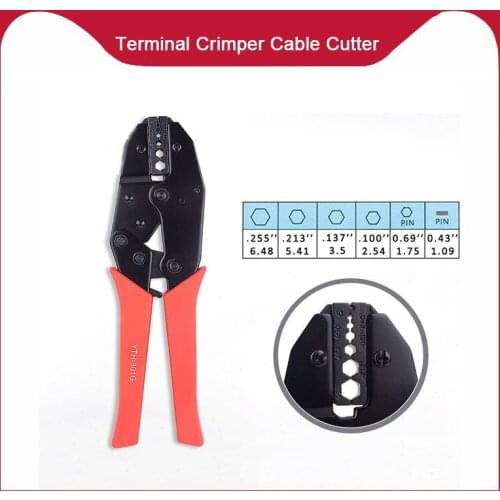 Multifunctional Terminal Crimper Cable Cutter Electric Tools Automatic Wire Crimping Pliers Cable Rang 55-58-141-174-223-303-400