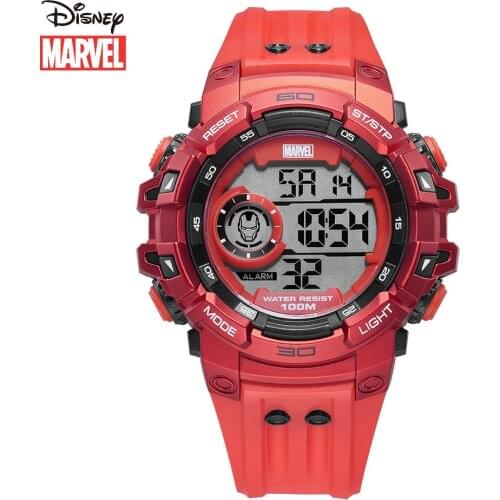 Disney marvel Iron Man Watch waterproof mens sports watch new colorful personalized digital watch