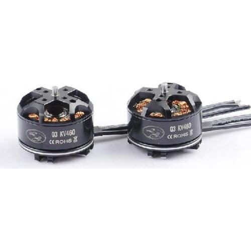Free Shipping 2pcs/lot HL Q3 3110 / 700KV 3-4S Outrunner Brushless Motor CW/ CCW Set for RC Quadcopter Multicopter