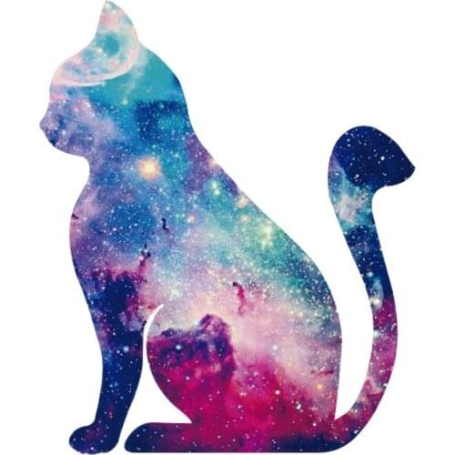 Personalized Cat Car-Sticker Automobiles Motorcycles Window Bumper Laptop Vinyl Decal PVC Decorative Goods Apply To Car Window