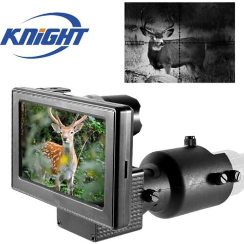 Night Vision Riflescope HD 1080P 4.3 Inch Display Siamese Scopes Video Cameras Infrared Illuminator Tactical Hunting Night Scope