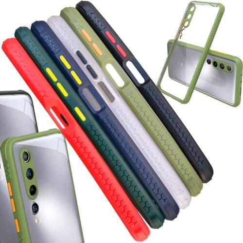 Anti-Skid Clear Case For Xiaomi Mi10 Mi 10 Pro Slim Armor Drop resistance Transparent Anti-slip Cover