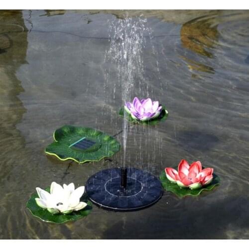 Outdoor Mini Solar Fountain Solar Floating Fountain for Garden Pool Pond Decoration Garden Decoration Mini Water Fountain