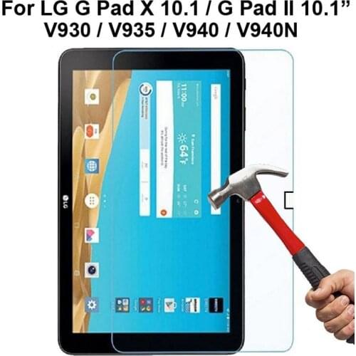Screen Protector For LG G Pad X 10.1 inch V930 tempered glass film G Pad 2 10.1" V935 V940 V940N screen guard