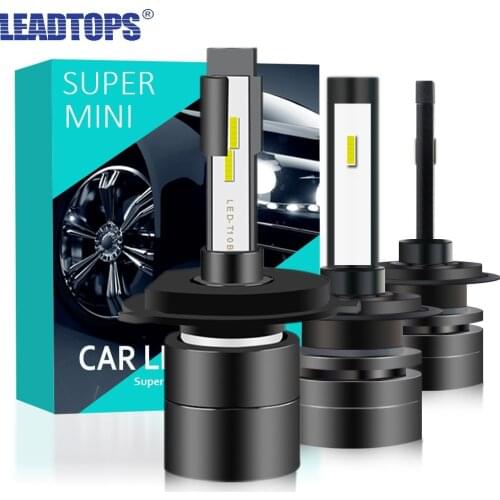 2PCS H4 H7 HB4 H11 HB3 H1 Car LED Headlight Bulbs 60W 9005 H8 H27 H3 9006 5202 CSP Super Mini Fog Light Headlamp 12V 8000LM CD