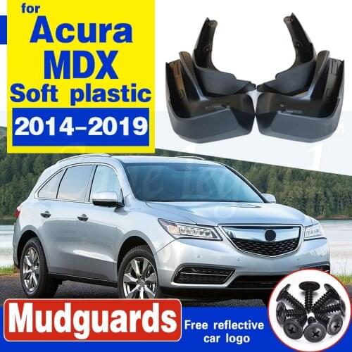 4 PCS Car Mudflaps for Acura MDX YD3 2014~2019 Fender Mud Flaps Guard Splash Flap Mudguards Accessories 2015 2016 2017 2018