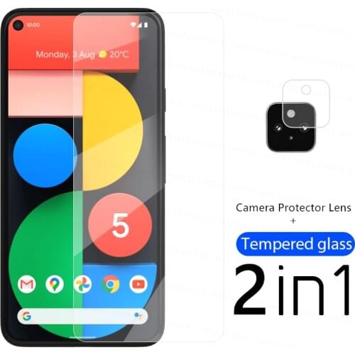9H Clear Glass For Google Pixel 5A Sreen Protector For Google Pixel 5A Tempered Glass Protective Phone Film For Google Pixel 5A