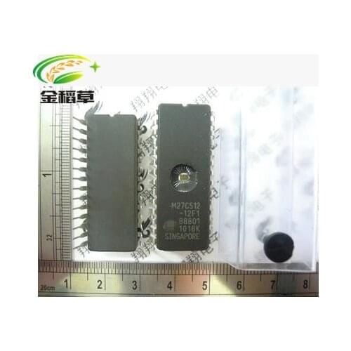 Free shipping 50pcs new ST M27C512-12F1 27C512 DIP-28 EPROM IC CHIPS Drive IC